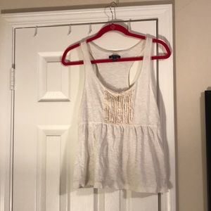 American eagle peplum tank top